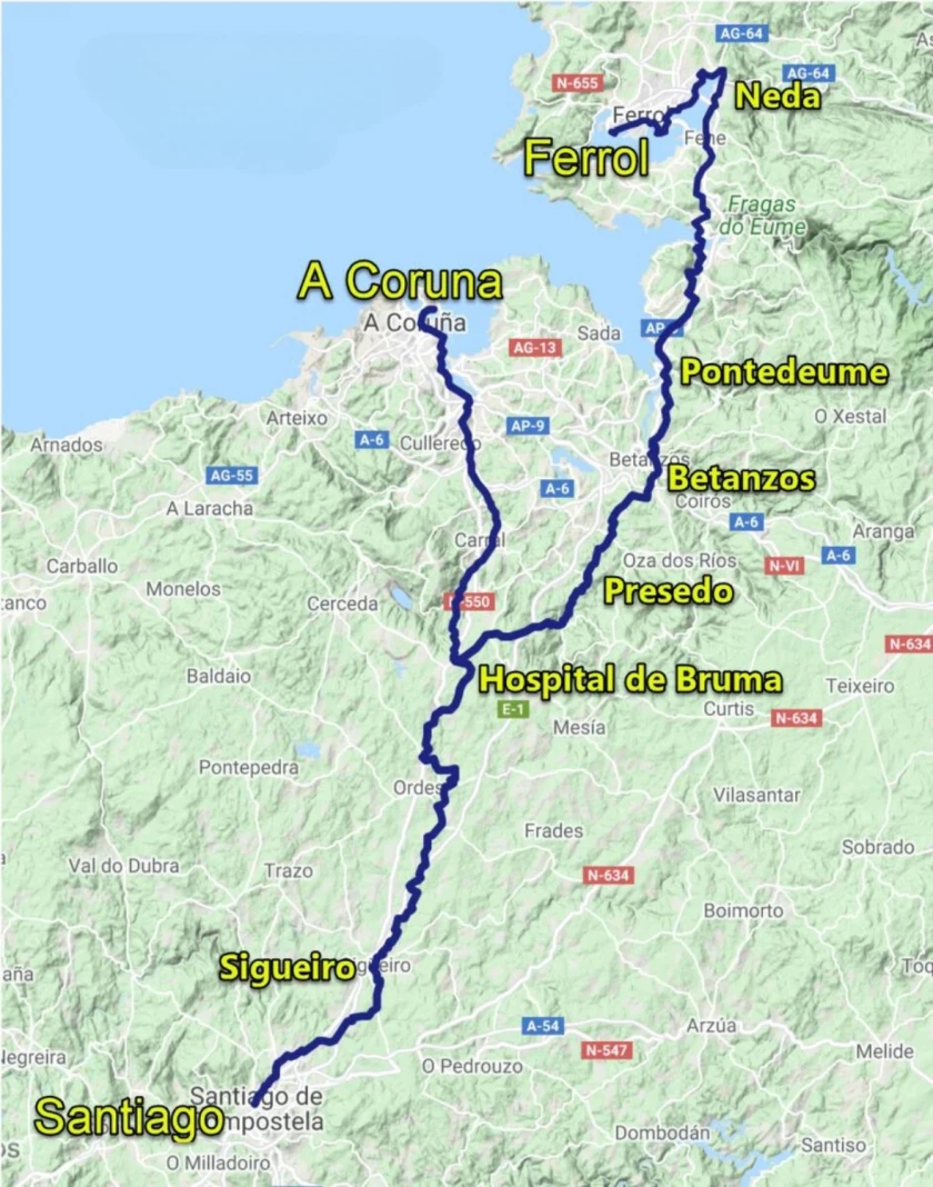 La Ruta Menos Conocida del Camino de Santiago: Explorando el Camino Inglés
